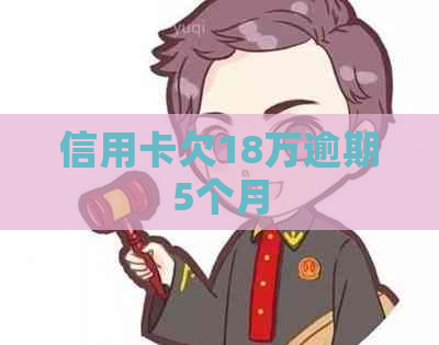 信用卡欠18万逾期5个月
