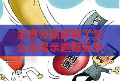 金赢分期逾期了怎么没显示逾期信息