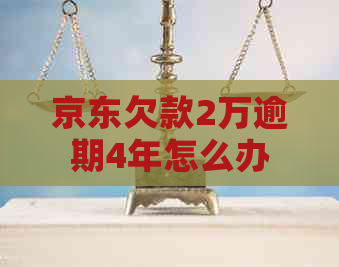 京东欠款2万逾期4年怎么办