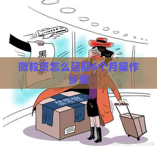 微粒贷怎么延期6个月操作步骤