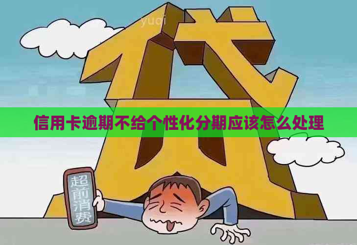 信用卡逾期不给个性化分期应该怎么处理