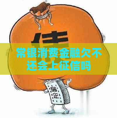 常银消费金融欠不还会上吗