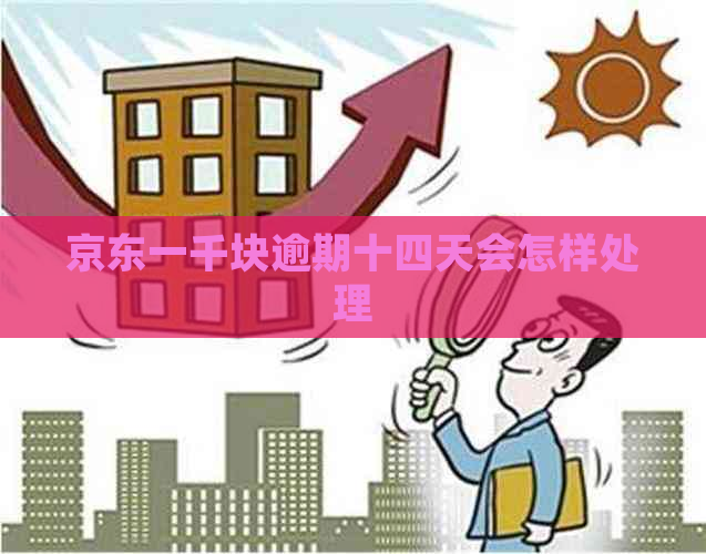 京东一千块逾期十四天会怎样处理