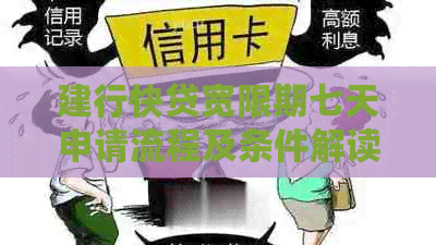 建行快贷宽限期七天申请流程及条件解读