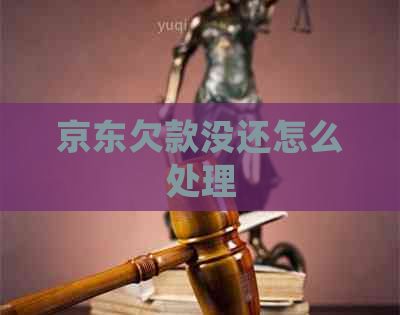 京东欠款没还怎么处理