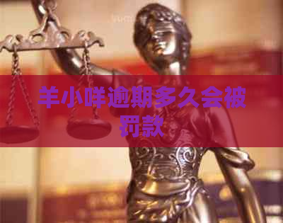 羊小咩逾期多久会被罚款
