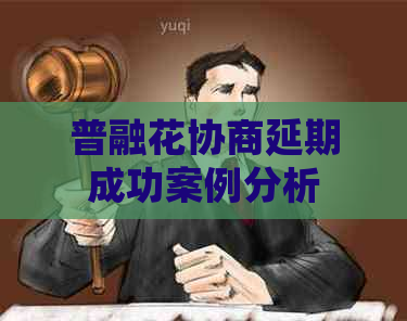 普融花协商延期成功案例分析