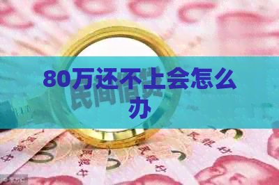 80万还不上会怎么办