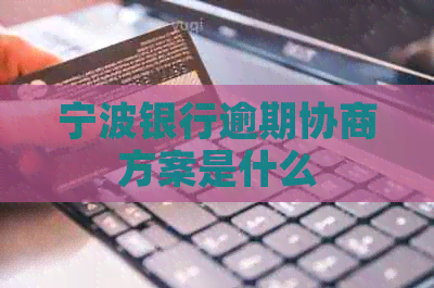 宁波银行逾期协商方案是什么