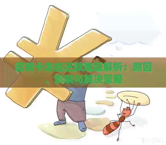 信用卡冻结还款难题解析：原因、影响与解决策略