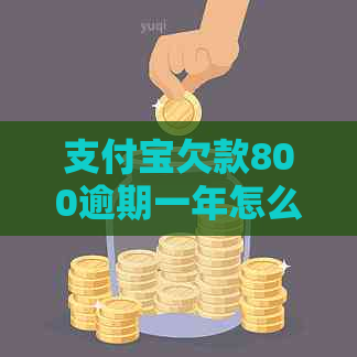 信用卡欠款800逾期一年怎么办