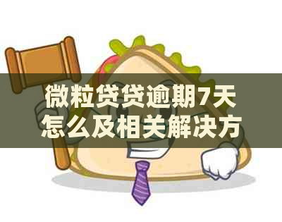 微粒贷贷逾期7天怎么及相关解决方法