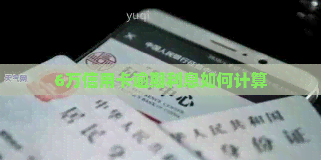 6万信用卡逾期利息如何计算
