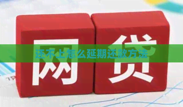 还不上怎么延期还款方法