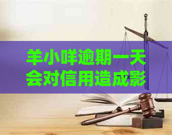羊小咩逾期一天会对信用造成影响吗
