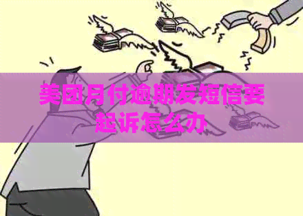 美团月付逾期发短信要起诉怎么办