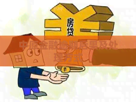 中原金融逾期后果及处理方式