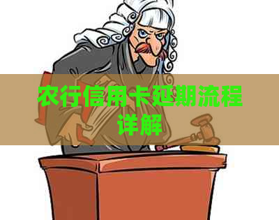 农行信用卡延期流程详解