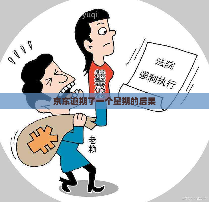 京东逾期了一个星期的后果