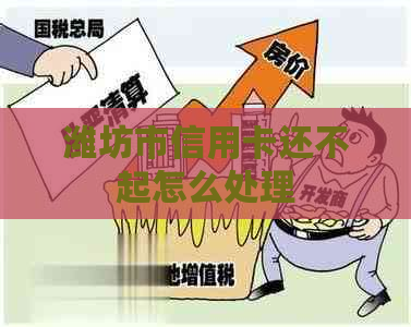 潍坊市信用卡还不起怎么处理