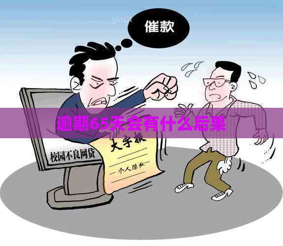 逾期65天会有什么后果