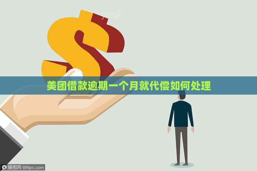 美团借款逾期一个月就代偿如何处理