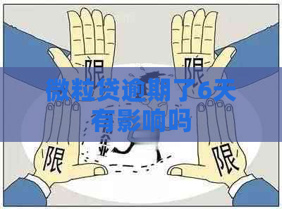 微粒贷逾期了6天有影响吗