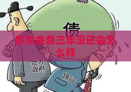 京东金条三年没还会怎么样