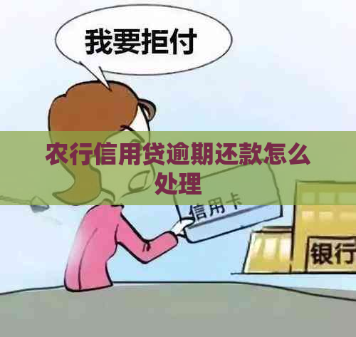 农行信用贷逾期还款怎么处理