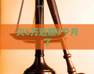 欠6万逾期3个月了