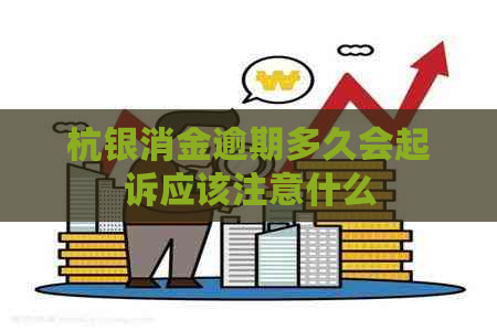 杭银消金逾期多久会起诉应该注意什么