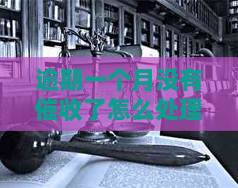 逾期一个月没有了怎么处理