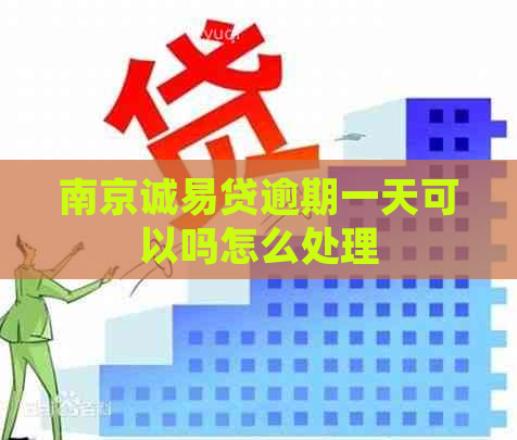 南京诚易贷逾期一天可以吗怎么处理
