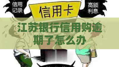 江苏银行信用购逾期了怎么办
