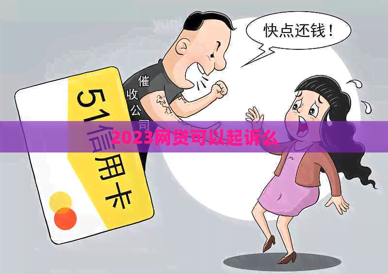 2023网贷可以起诉么
