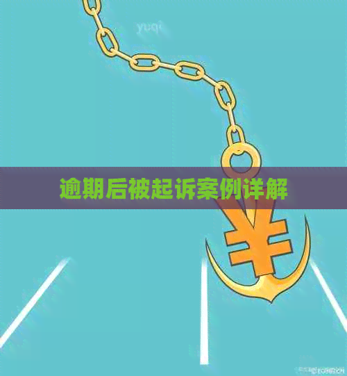 逾期后被起诉案例详解