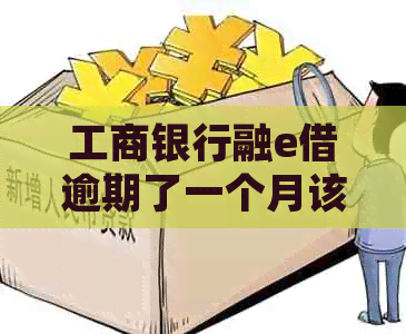 工商银行融e借逾期了一个月该怎么处理
