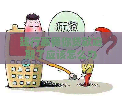 建行惠懂你贷款逾期了应该怎么办