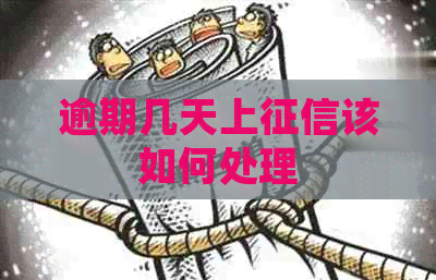 逾期几天上该如何处理