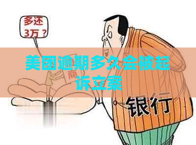 美团逾期多久会被起诉立案
