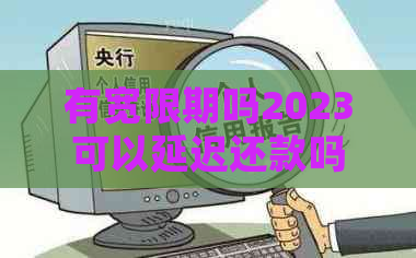 有宽限期吗2023可以延迟还款吗