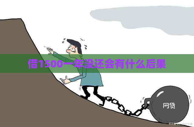 借1500一年没还会有什么后果