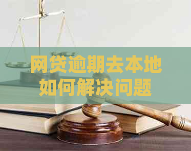 网贷逾期去本地如何解决问题