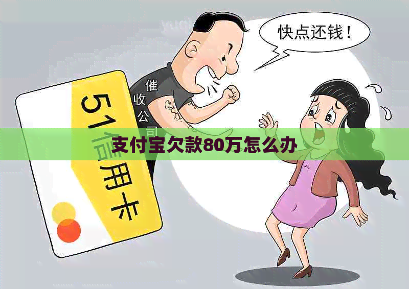 信用卡欠款80万怎么办