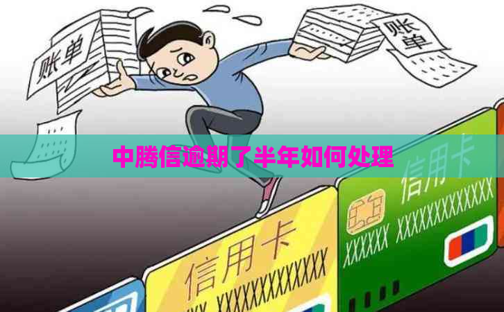 中腾信逾期了半年如何处理