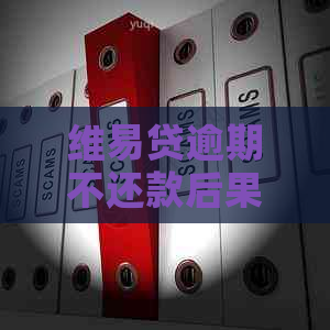 维易贷逾期不还款后果严重吗