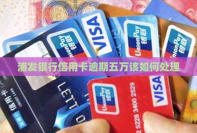 浦发银行信用卡逾期五万该如何处理