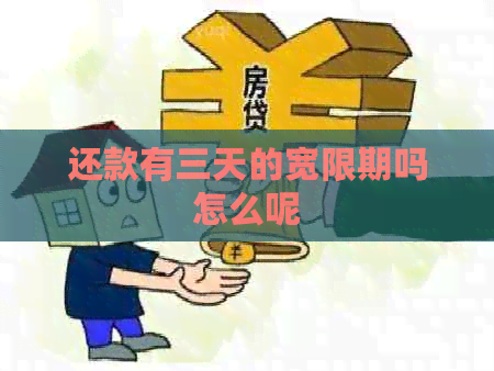 还款有三天的宽限期吗怎么呢