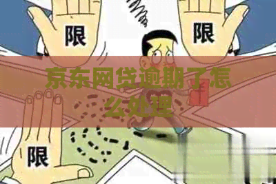 京东网贷逾期了怎么处理