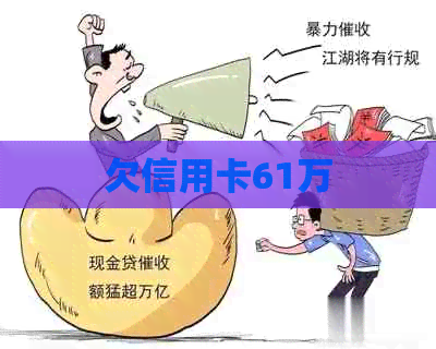 欠信用卡61万